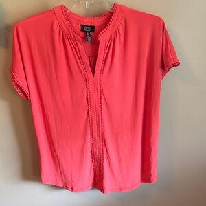 Jones New York Coral Blouse